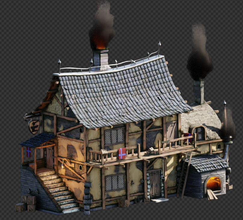Medieval House 007 - Blacksmith preview image 2